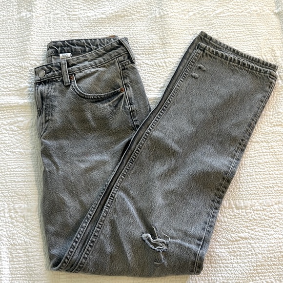 H&M Grey Wash Straight Cut Jeans - Picture 1 of 7